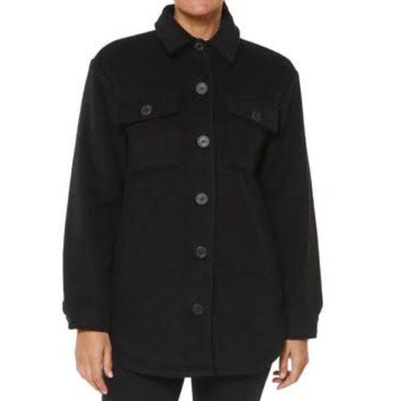 Sanctuary Jackets & Blazers - New Black Wool Plus Coat / Size XL / Price Dropped!